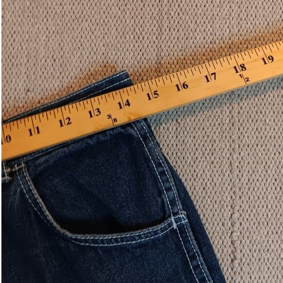 Gitano Vintage 80s Jeans Women 14 29"X32" Dark Wash High Rise Relaxed Straight - Picture 11 of 14